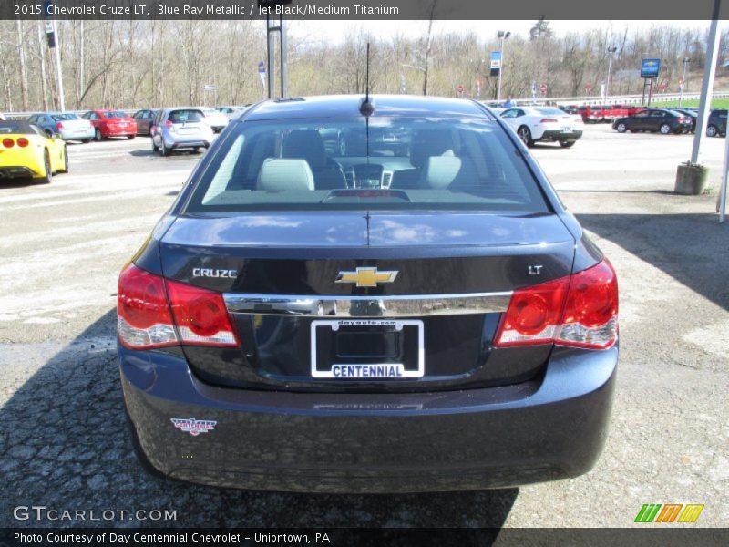 Blue Ray Metallic / Jet Black/Medium Titanium 2015 Chevrolet Cruze LT