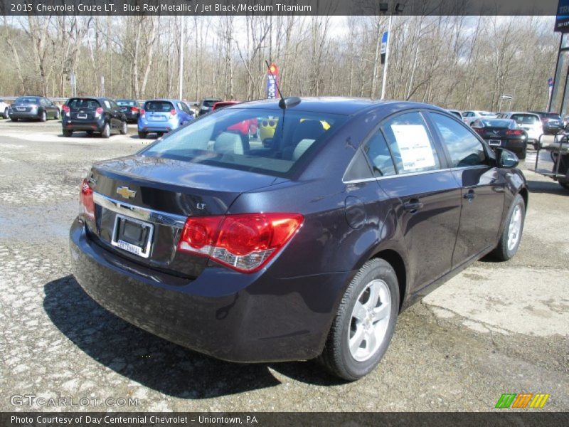 Blue Ray Metallic / Jet Black/Medium Titanium 2015 Chevrolet Cruze LT