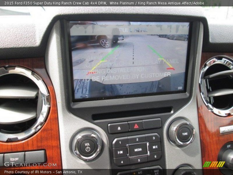 White Platinum / King Ranch Mesa Antique Affect/Adobe 2015 Ford F350 Super Duty King Ranch Crew Cab 4x4 DRW