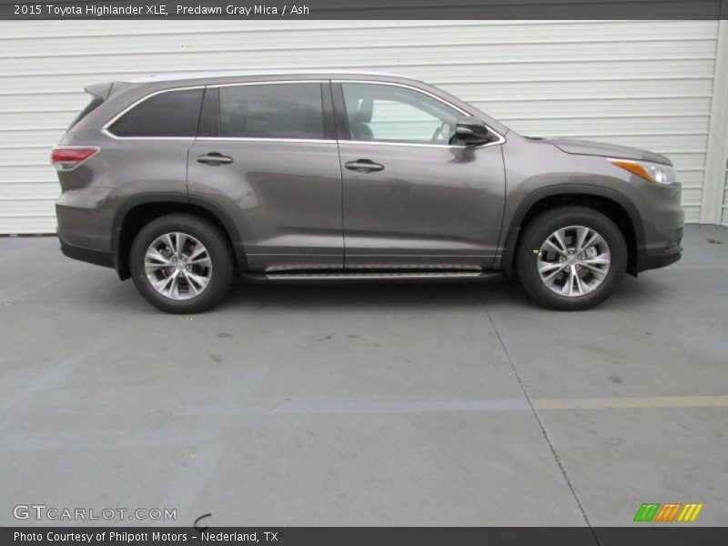 Predawn Gray Mica / Ash 2015 Toyota Highlander XLE