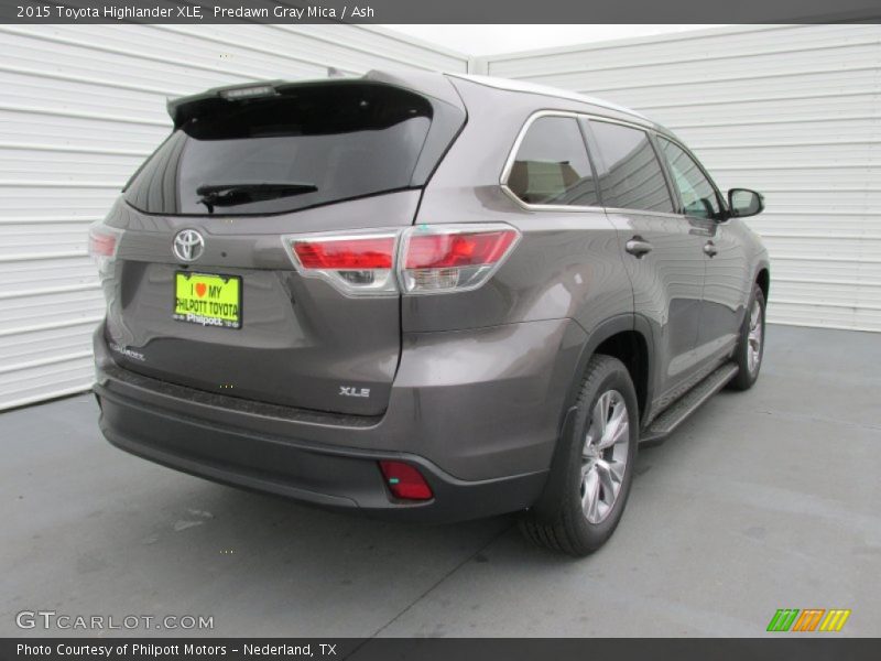 Predawn Gray Mica / Ash 2015 Toyota Highlander XLE
