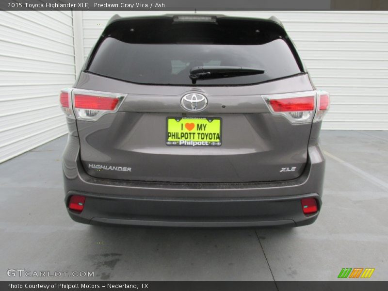 Predawn Gray Mica / Ash 2015 Toyota Highlander XLE