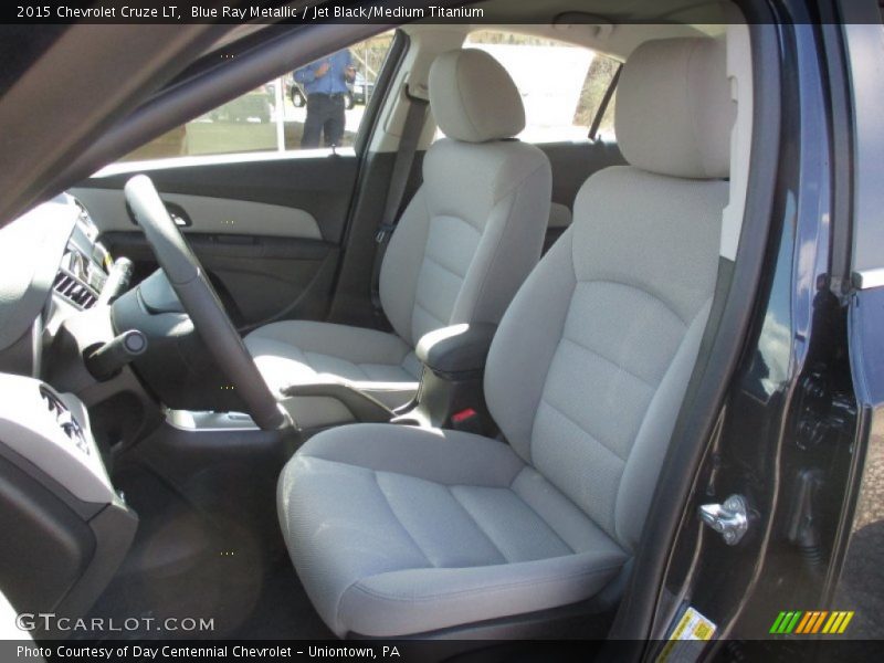 Blue Ray Metallic / Jet Black/Medium Titanium 2015 Chevrolet Cruze LT