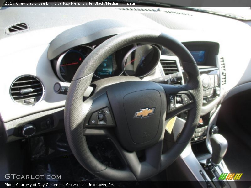 Blue Ray Metallic / Jet Black/Medium Titanium 2015 Chevrolet Cruze LT