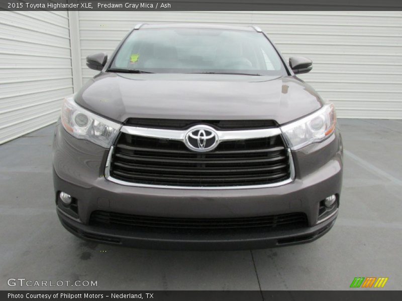 Predawn Gray Mica / Ash 2015 Toyota Highlander XLE