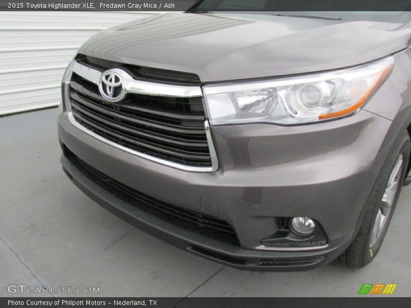 Predawn Gray Mica / Ash 2015 Toyota Highlander XLE