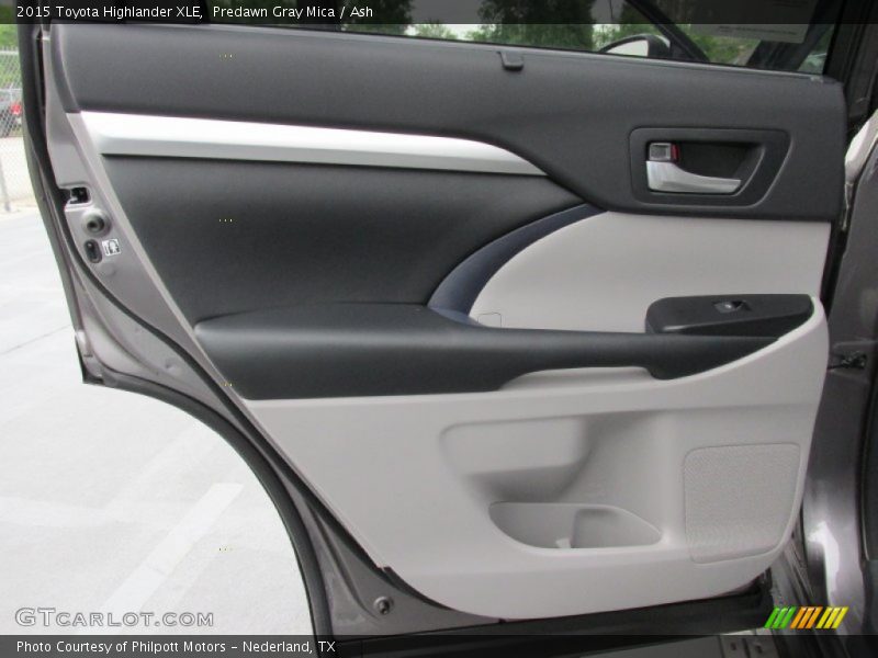 Predawn Gray Mica / Ash 2015 Toyota Highlander XLE