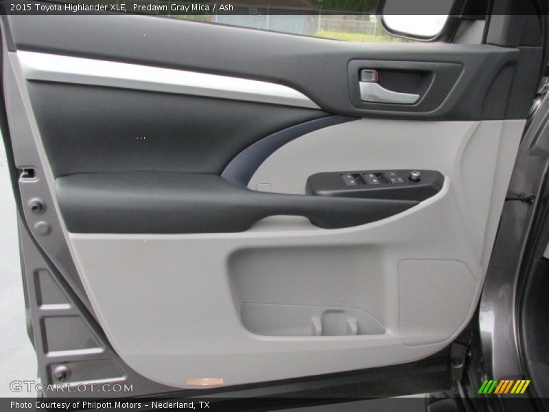 Predawn Gray Mica / Ash 2015 Toyota Highlander XLE