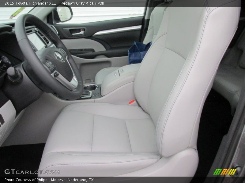 Predawn Gray Mica / Ash 2015 Toyota Highlander XLE