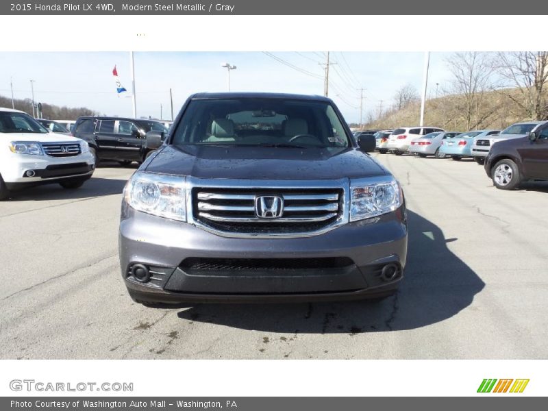 Modern Steel Metallic / Gray 2015 Honda Pilot LX 4WD