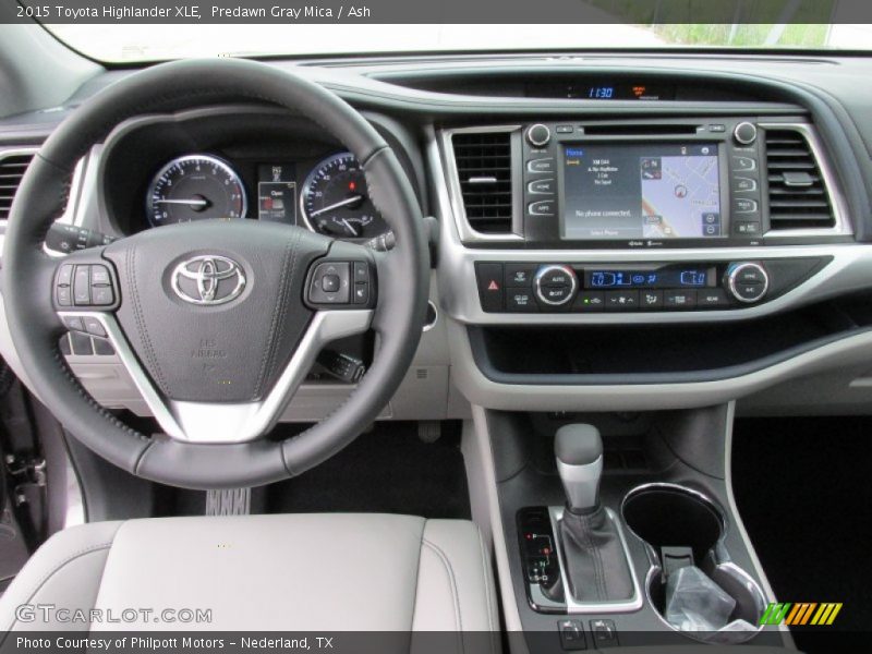 Predawn Gray Mica / Ash 2015 Toyota Highlander XLE