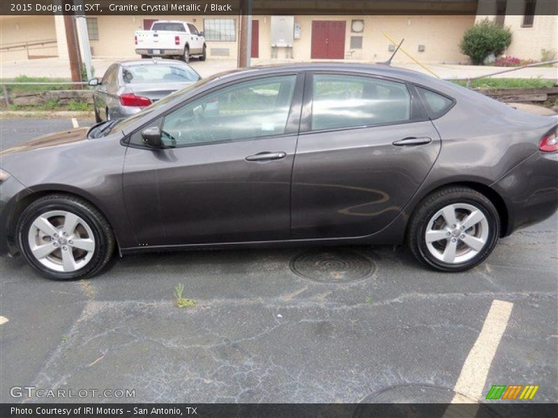 Granite Crystal Metallic / Black 2015 Dodge Dart SXT