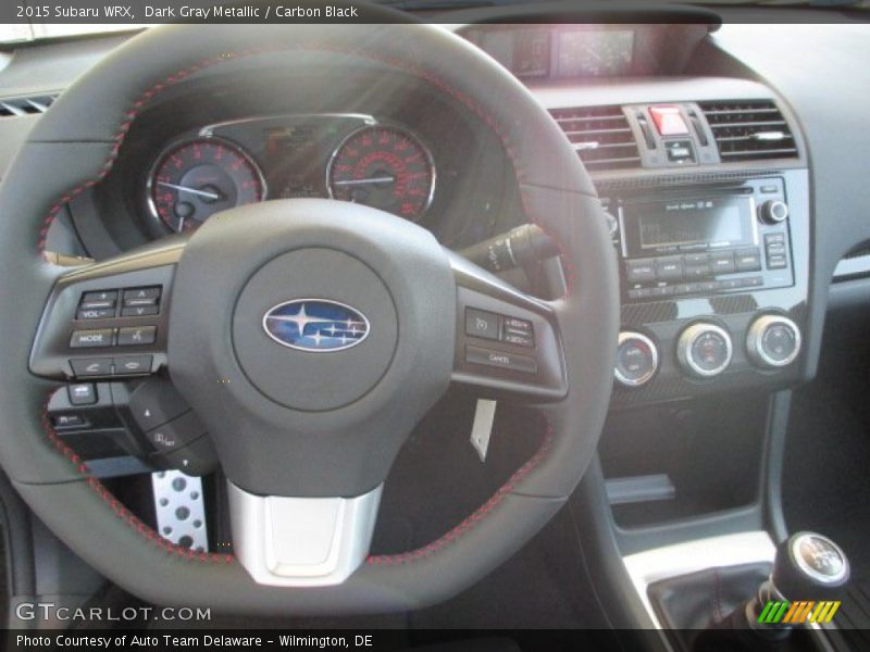 Dark Gray Metallic / Carbon Black 2015 Subaru WRX