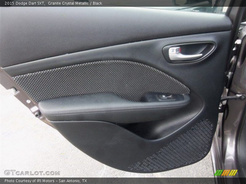 Granite Crystal Metallic / Black 2015 Dodge Dart SXT