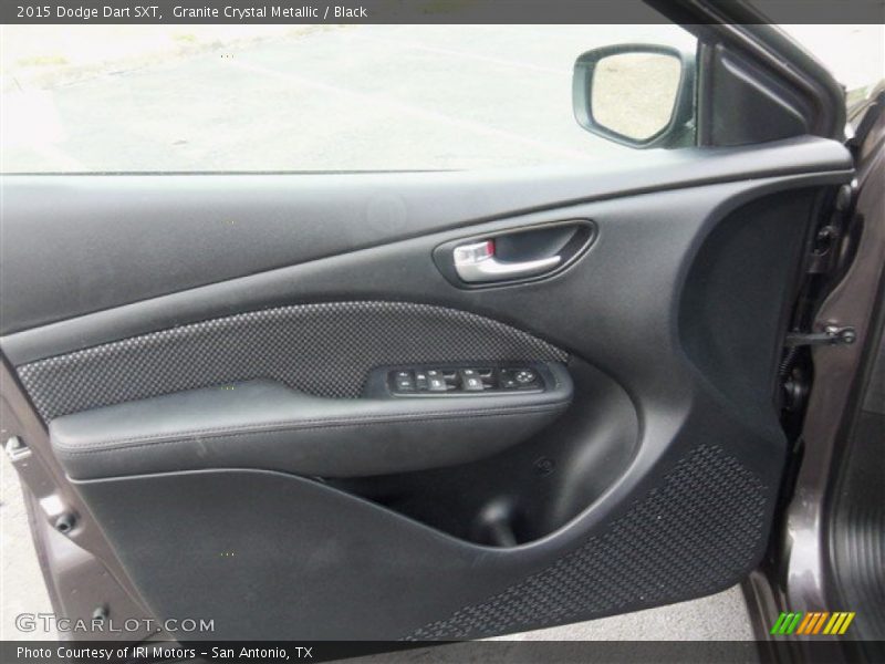 Granite Crystal Metallic / Black 2015 Dodge Dart SXT