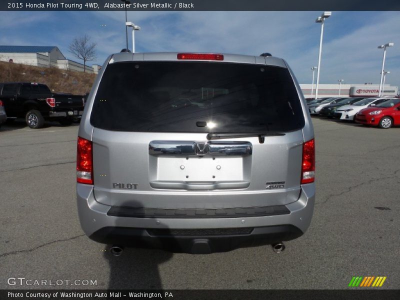 Alabaster Silver Metallic / Black 2015 Honda Pilot Touring 4WD