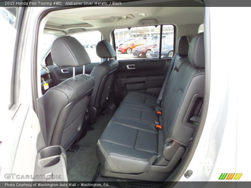 Alabaster Silver Metallic / Black 2015 Honda Pilot Touring 4WD