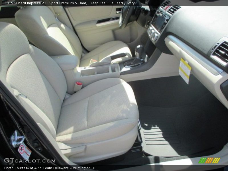 Deep Sea Blue Pearl / Ivory 2015 Subaru Impreza 2.0i Sport Premium 5 Door