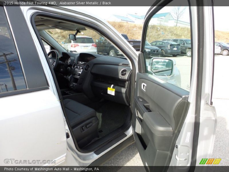 Alabaster Silver Metallic / Black 2015 Honda Pilot Touring 4WD