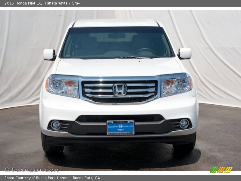 Taffeta White / Gray 2015 Honda Pilot EX