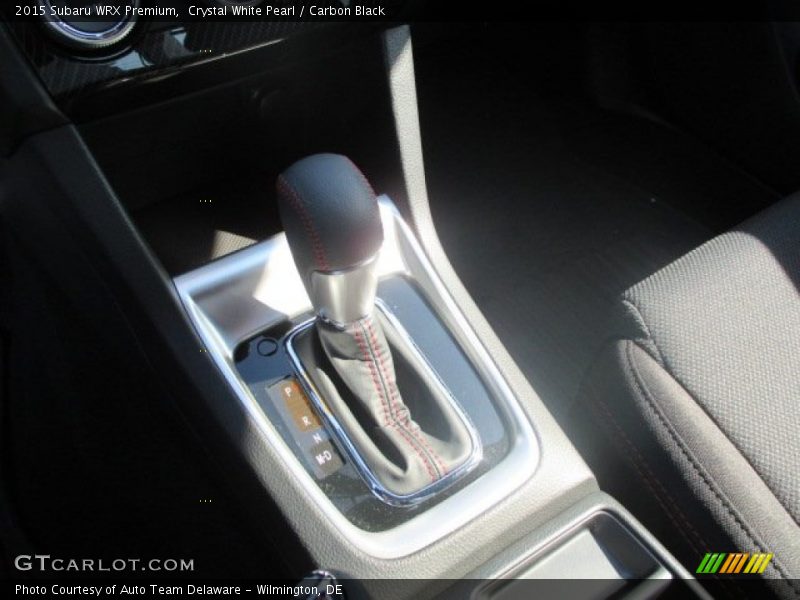 Crystal White Pearl / Carbon Black 2015 Subaru WRX Premium