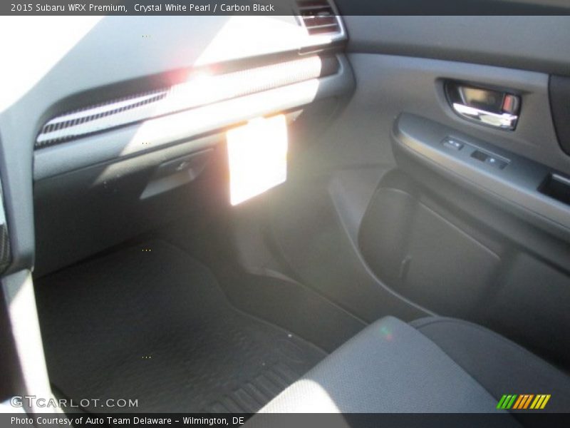 Crystal White Pearl / Carbon Black 2015 Subaru WRX Premium