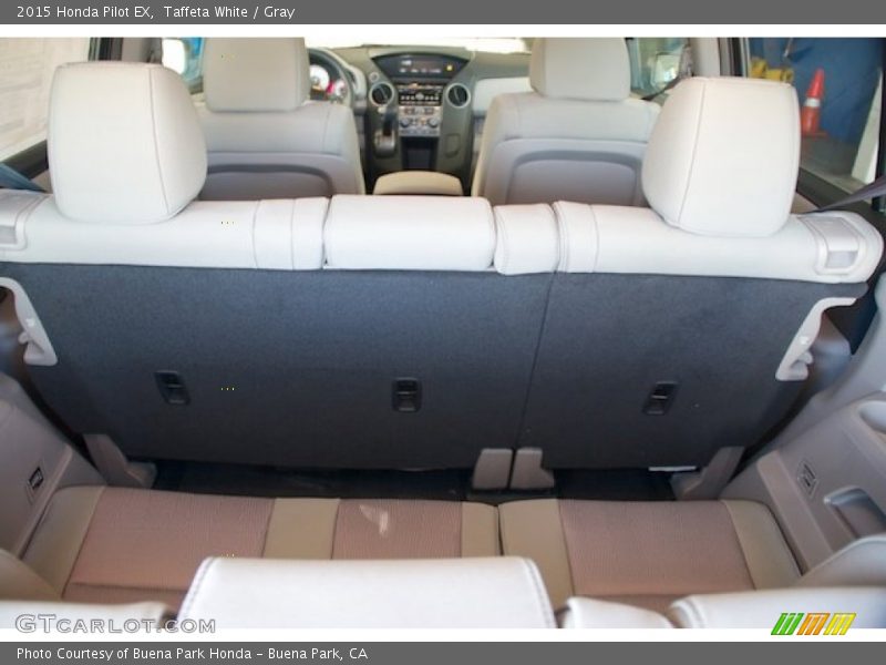 Taffeta White / Gray 2015 Honda Pilot EX