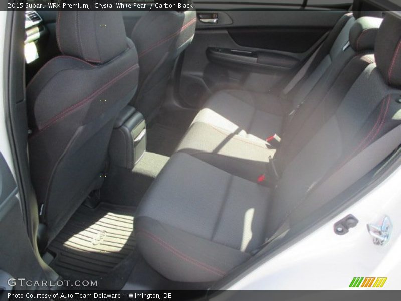 Crystal White Pearl / Carbon Black 2015 Subaru WRX Premium