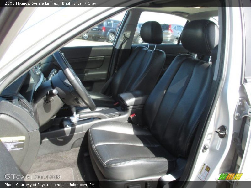 Bright Silver / Gray 2008 Hyundai Sonata Limited