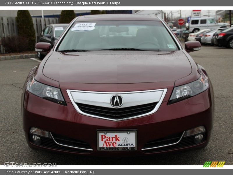 Basque Red Pearl / Taupe 2012 Acura TL 3.7 SH-AWD Technology