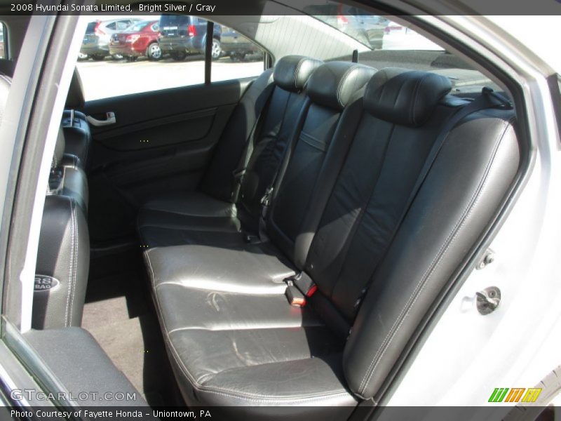 Bright Silver / Gray 2008 Hyundai Sonata Limited