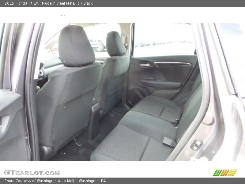 Modern Steel Metallic / Black 2015 Honda Fit EX