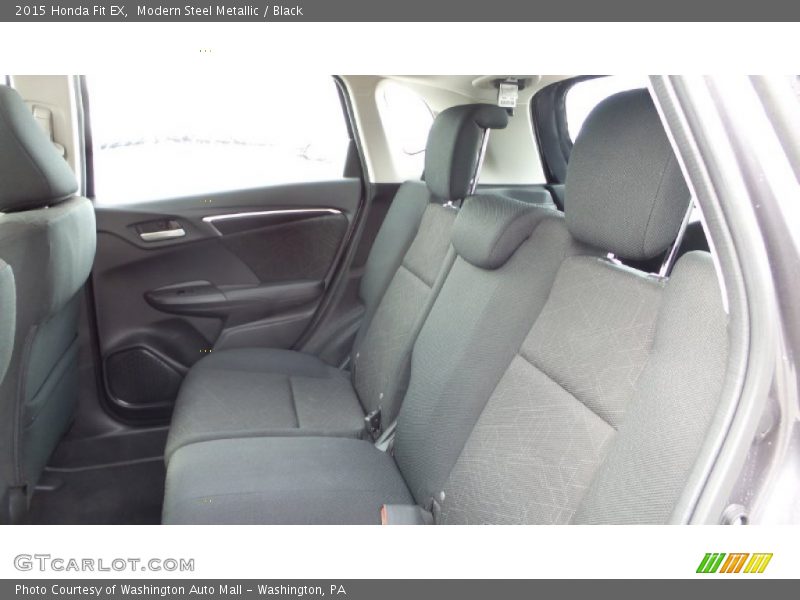 Modern Steel Metallic / Black 2015 Honda Fit EX