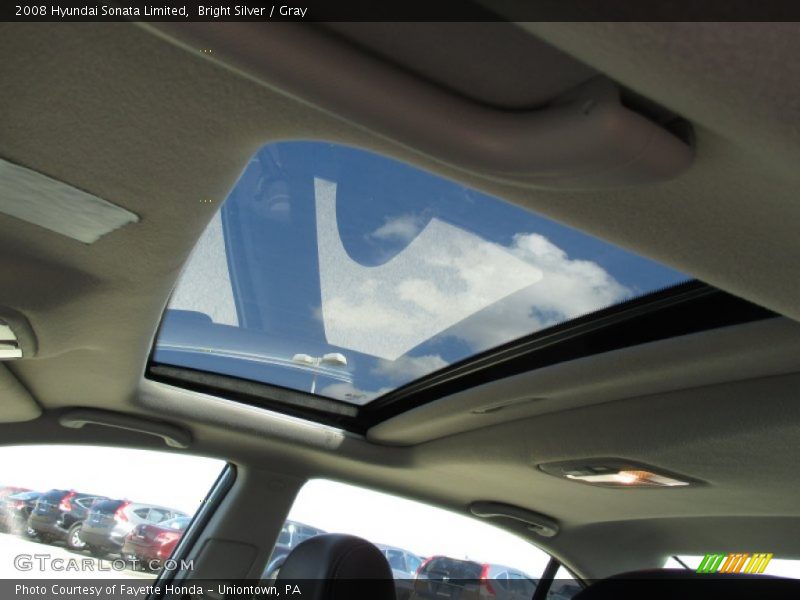 Bright Silver / Gray 2008 Hyundai Sonata Limited