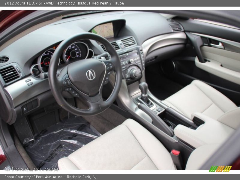 Basque Red Pearl / Taupe 2012 Acura TL 3.7 SH-AWD Technology