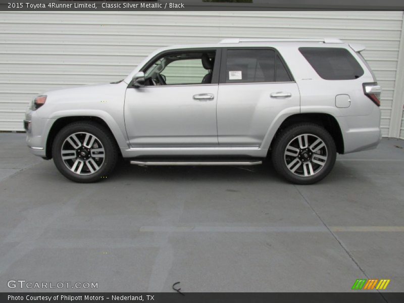 Classic Silver Metallic / Black 2015 Toyota 4Runner Limited