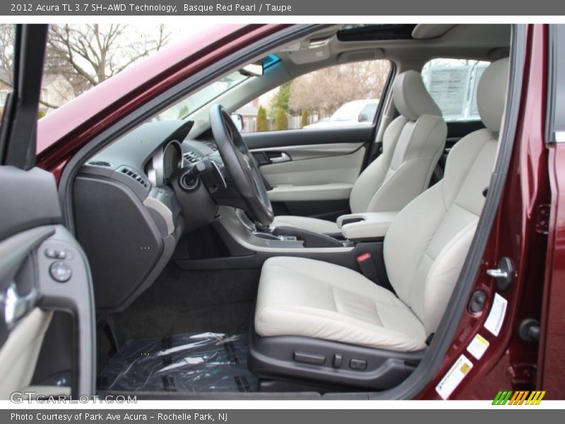 Basque Red Pearl / Taupe 2012 Acura TL 3.7 SH-AWD Technology
