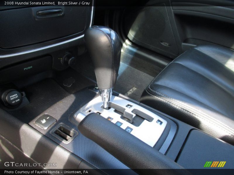 Bright Silver / Gray 2008 Hyundai Sonata Limited