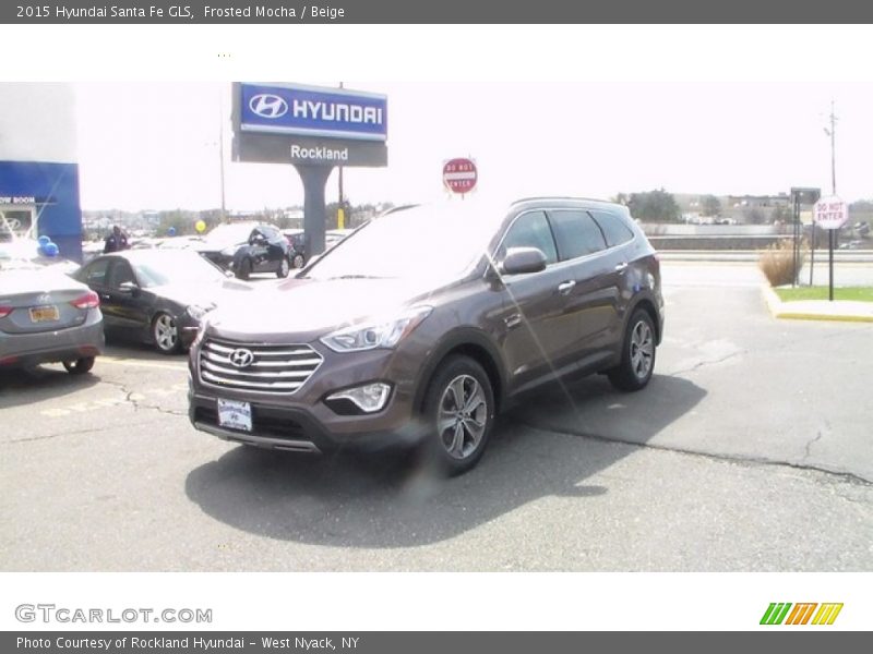 Frosted Mocha / Beige 2015 Hyundai Santa Fe GLS