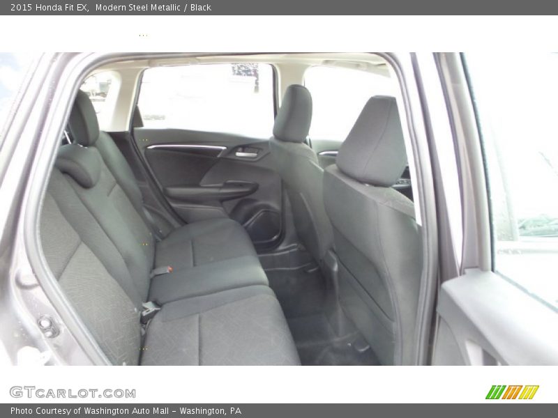 Modern Steel Metallic / Black 2015 Honda Fit EX