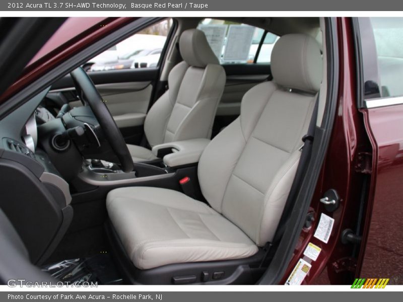 Basque Red Pearl / Taupe 2012 Acura TL 3.7 SH-AWD Technology