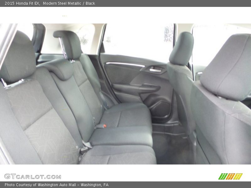 Modern Steel Metallic / Black 2015 Honda Fit EX