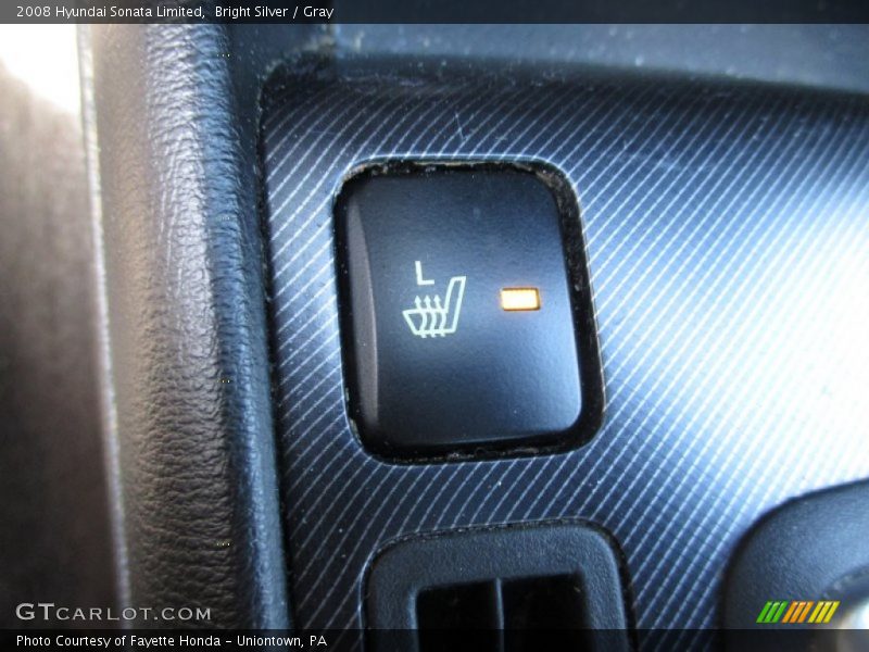 Bright Silver / Gray 2008 Hyundai Sonata Limited