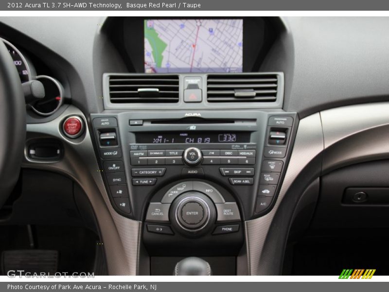 Basque Red Pearl / Taupe 2012 Acura TL 3.7 SH-AWD Technology