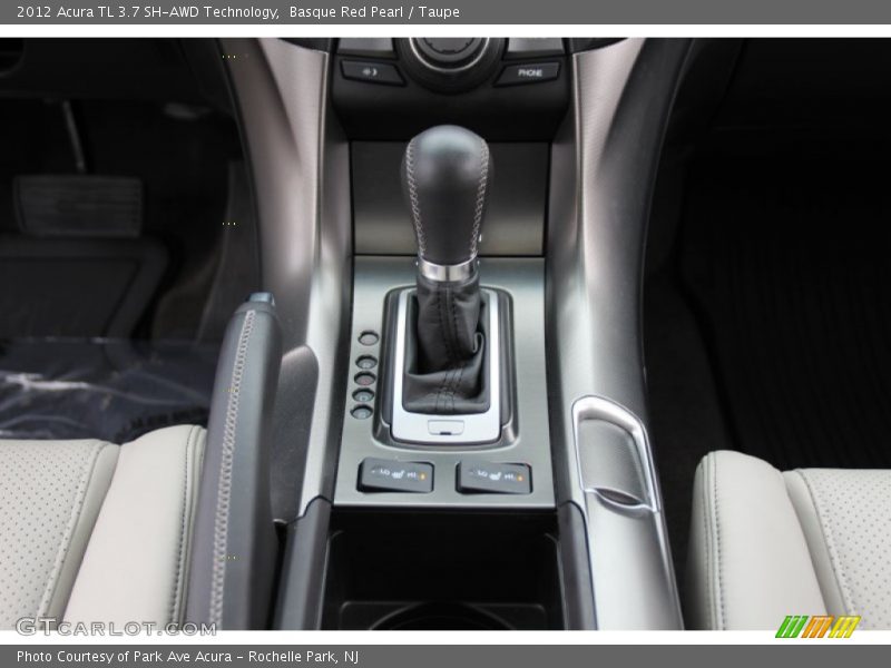 Basque Red Pearl / Taupe 2012 Acura TL 3.7 SH-AWD Technology