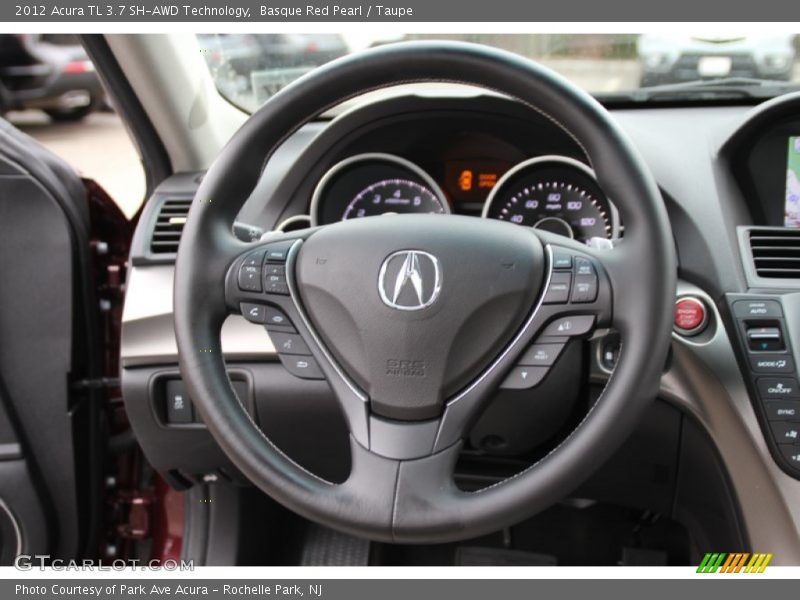 Basque Red Pearl / Taupe 2012 Acura TL 3.7 SH-AWD Technology
