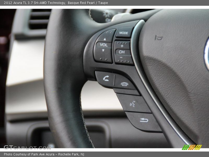 Basque Red Pearl / Taupe 2012 Acura TL 3.7 SH-AWD Technology