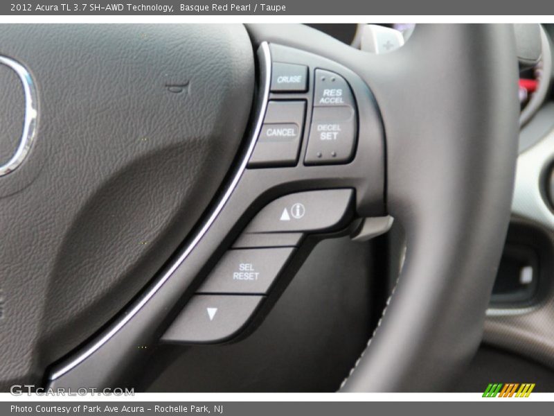 Basque Red Pearl / Taupe 2012 Acura TL 3.7 SH-AWD Technology