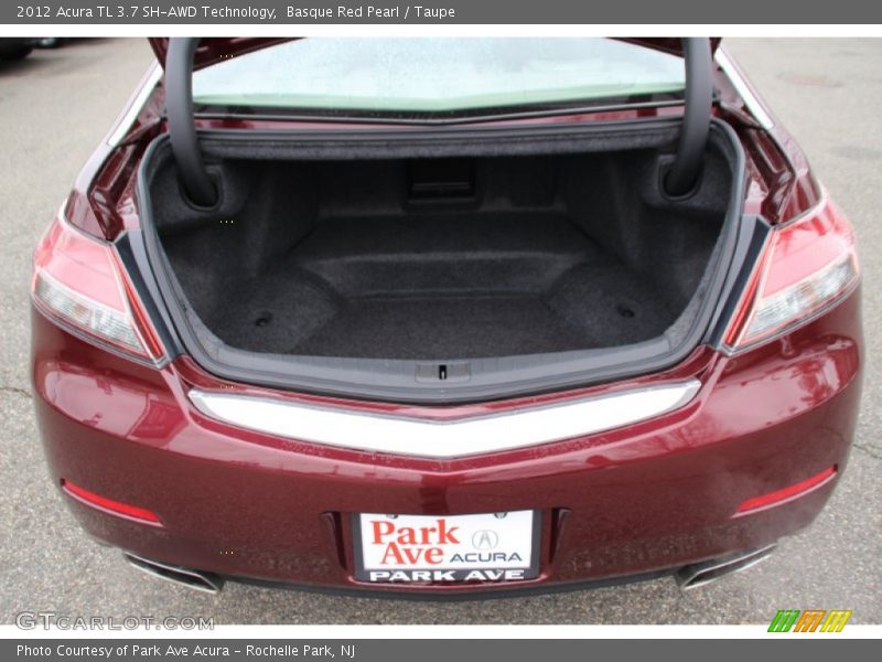 Basque Red Pearl / Taupe 2012 Acura TL 3.7 SH-AWD Technology
