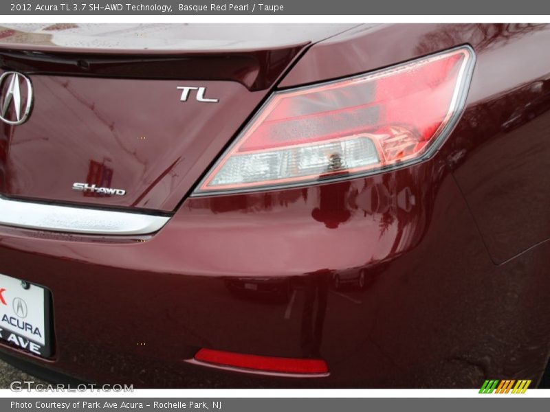 Basque Red Pearl / Taupe 2012 Acura TL 3.7 SH-AWD Technology
